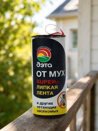 Инсектицид от мух, лента липкая, Дэта