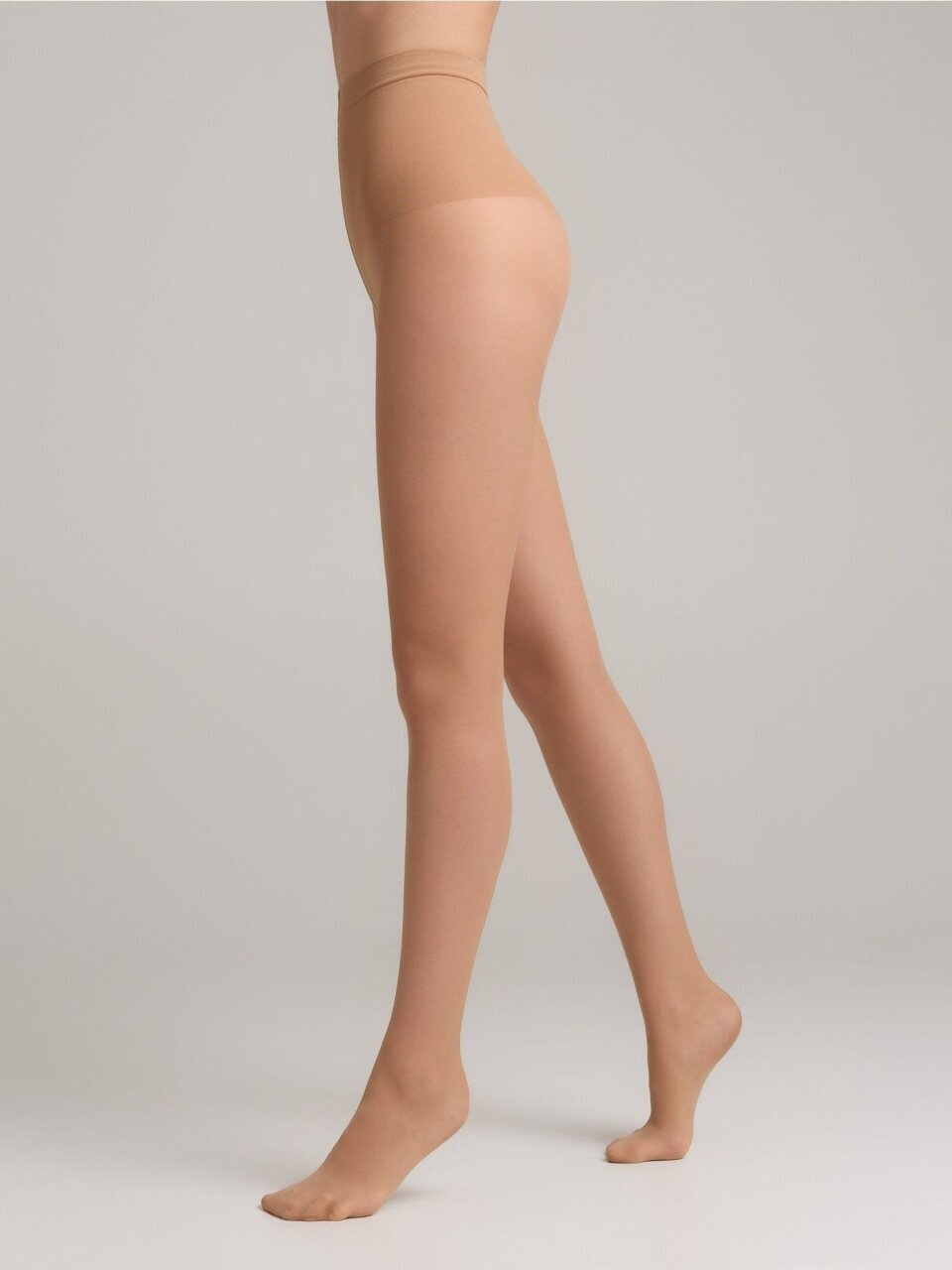 Колготки Conte, Elegant Slimfit, 40 DEN, р. 4, natural/телесные, с широким утягивающим поясом, 23С