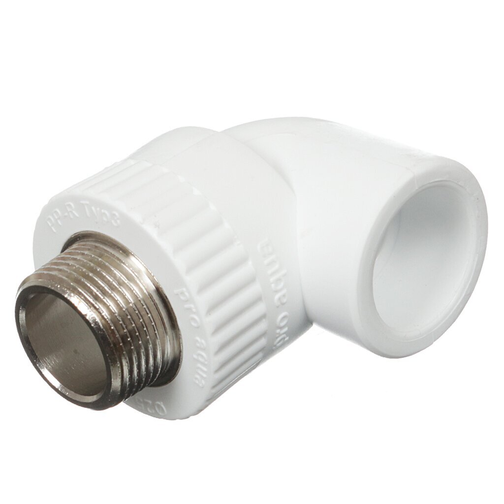 ПП Уголок комб d25*3/4&amp;quot; нар рез БЕЛ ProAqua