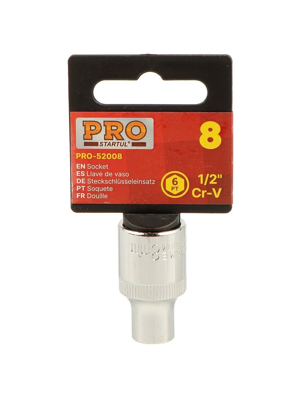 Головка торцевая 6-гранная, 1/2&amp;quot;, 8 мм, Startul, PRO-52008