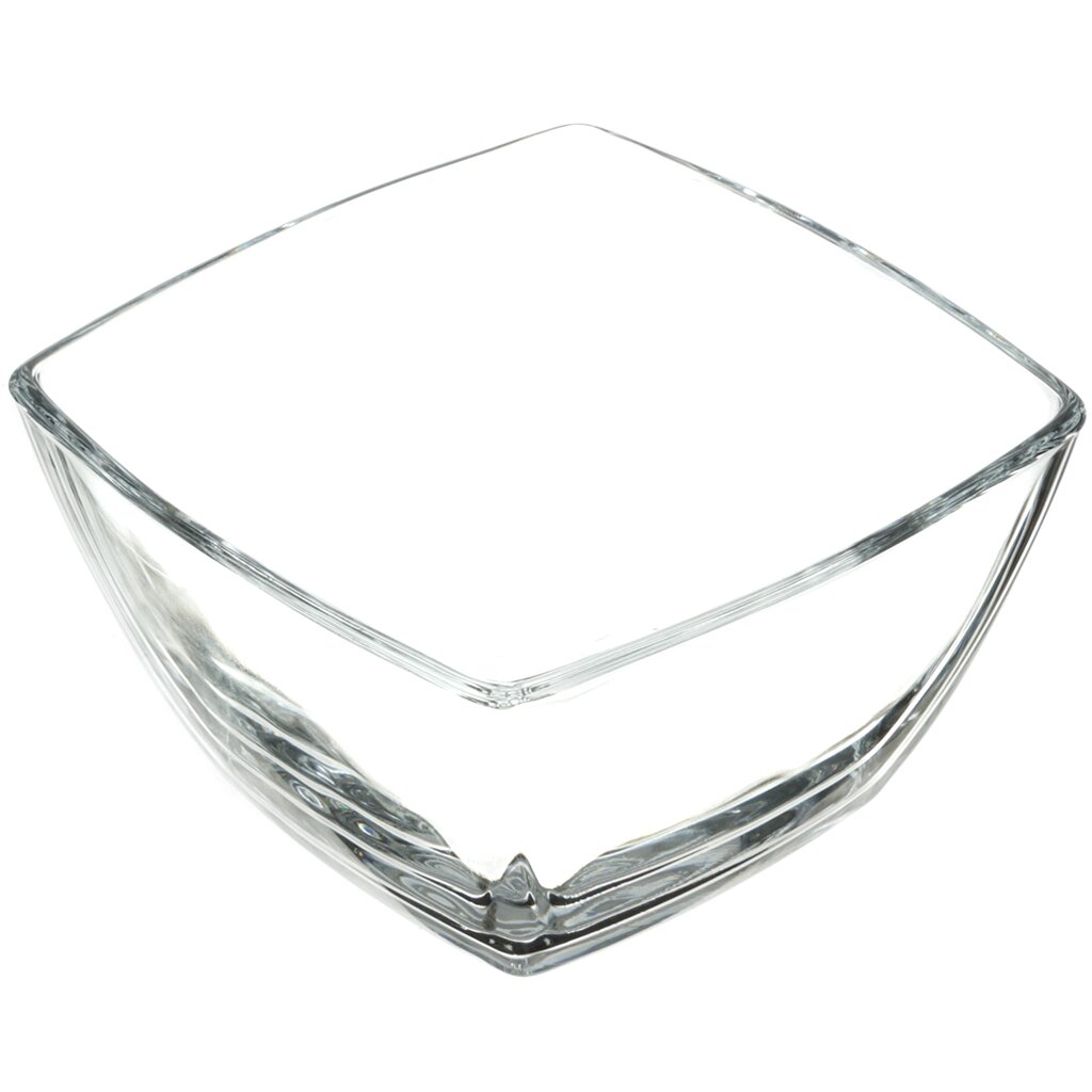 Салатник стекло, квадратный, 12.5х12.5 см, Tokio, Pasabahce, 53056SLB салатник стекло круглый 17 2 см chef s pasabahce 53563slbt