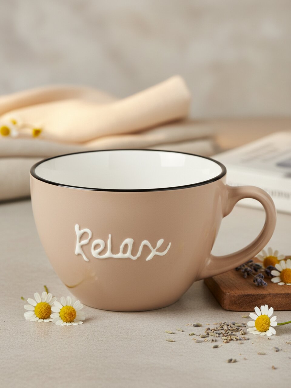 Кружка керамика, 420 мл, Relax Big, Atmosphere, AT-K3628