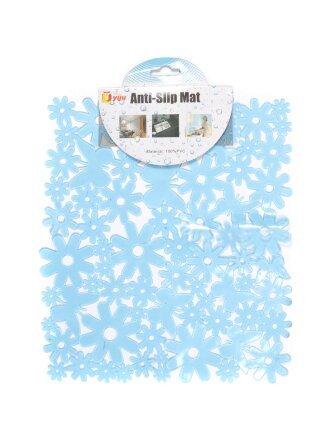 Коврик в раковину противоскользящий пластик, 27х30 см, в ассортименте, Y3-690