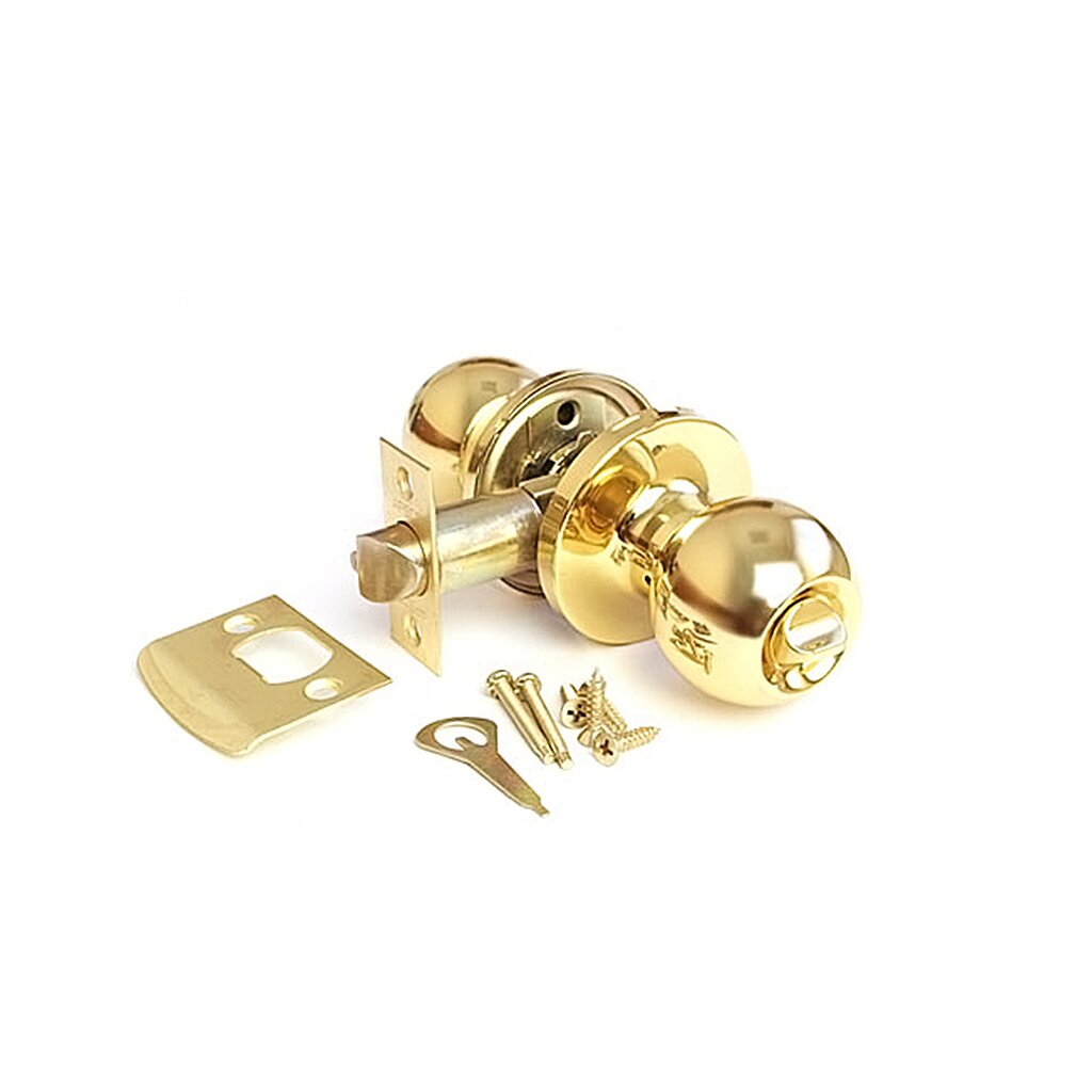 Защелка Apecs, 6072-03-G, с  фиксатором, золото, латунь золотой немецкий ключ большевиков мельгунов