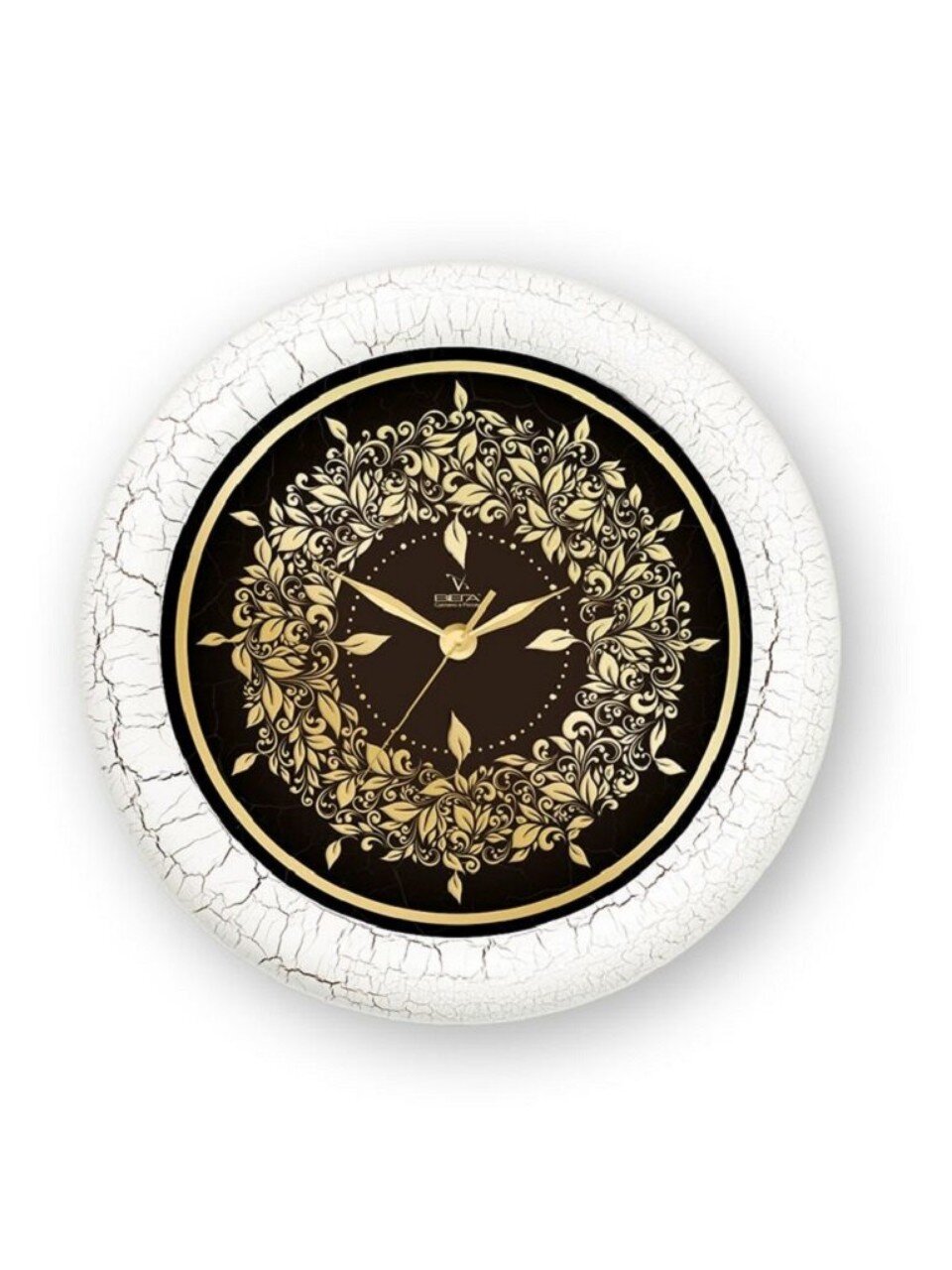 Часы настенные, 30х30х4.5 см, дерево, Вега, Лепестки, Д1КМД7549