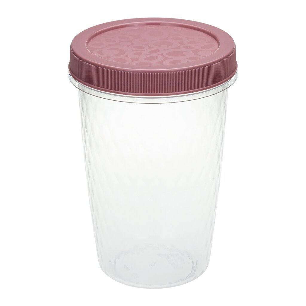 Контейнер пищевой пластик, 1 л, 16.5 см, круглый, Idea, Ролл, М1475 контейнер круглый доляна пищевой 300 мл розовый