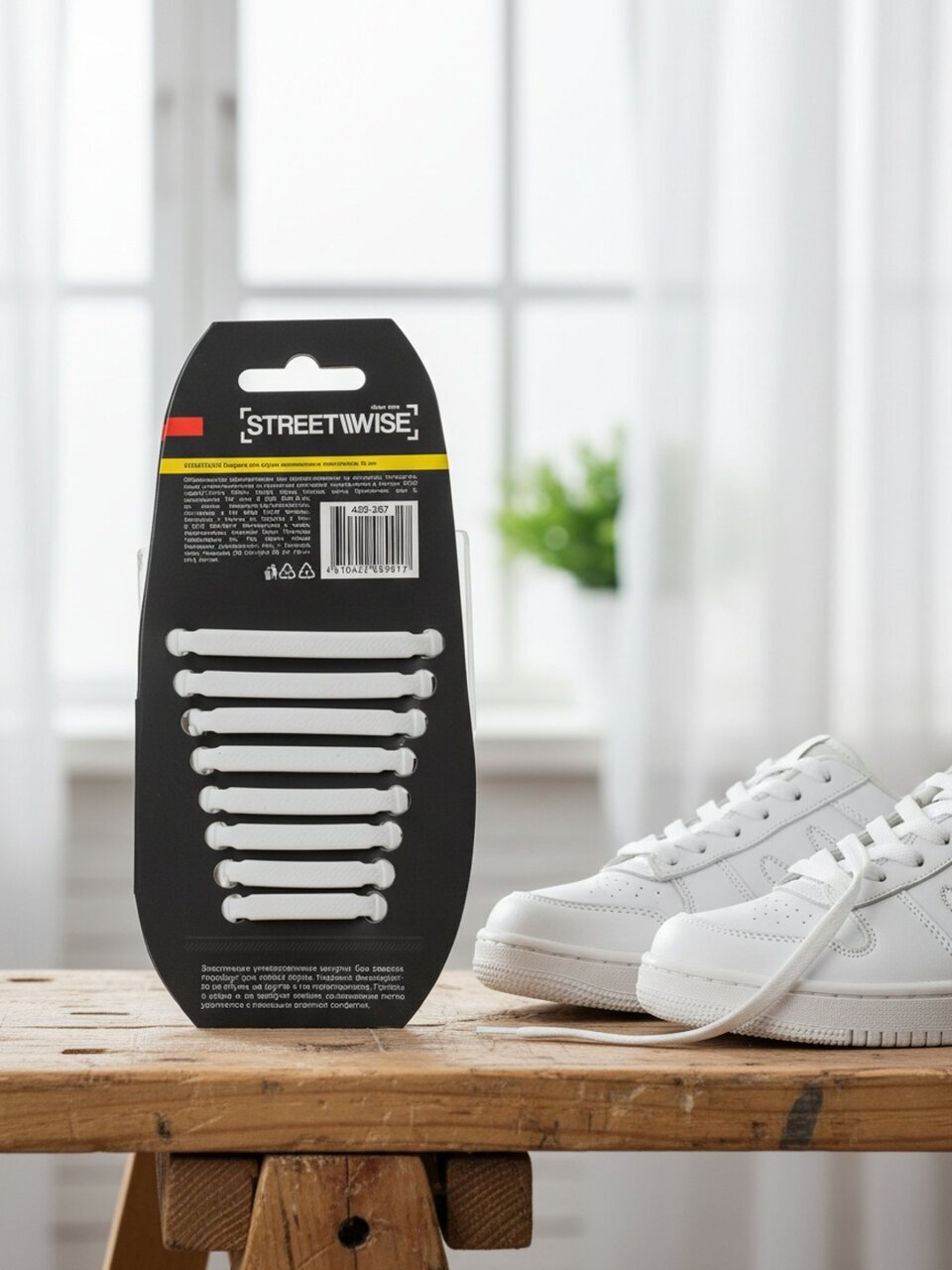 Шнурки для обуви Streetwise, силикон, 16 штук, в ассортименте, 459-267