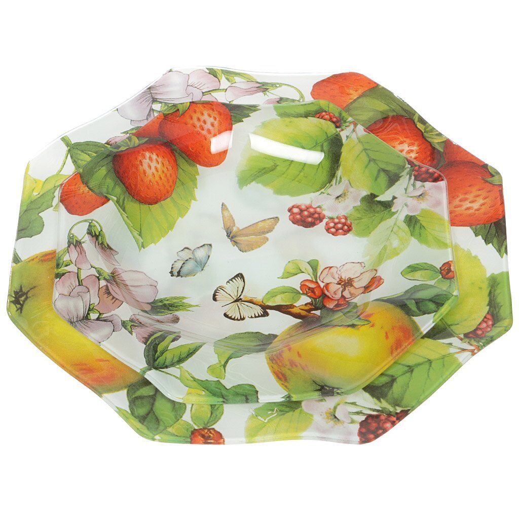 Ст Блюдо 2шт Любимый сад 8 граней ZYJGL-352Gb/25