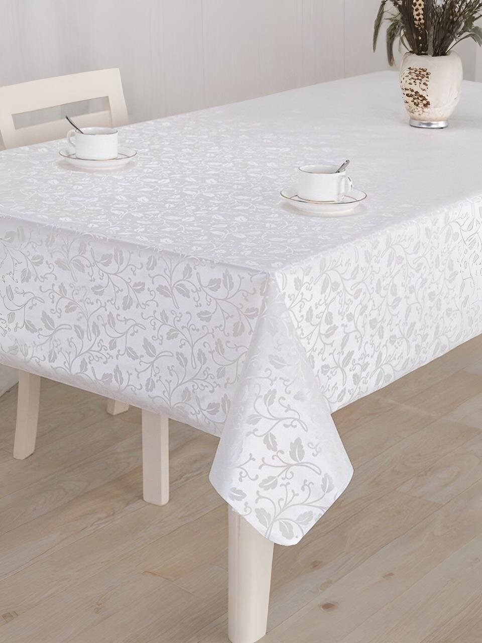 Клеенка Silvano, Жемчуг, 1.37х20 м, ПВХ на тканевой основе, ZG-6262A