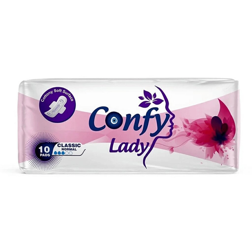 Прокладки женские Confy Lady, Classic Normal, 10 шт, 12387