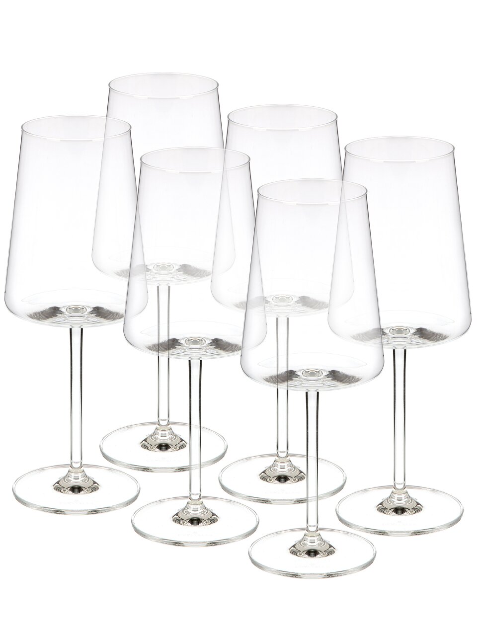 Бокал для вина, 400 мл, стекло, 6 шт, Bohemia, Ray, 40990/400/P0001