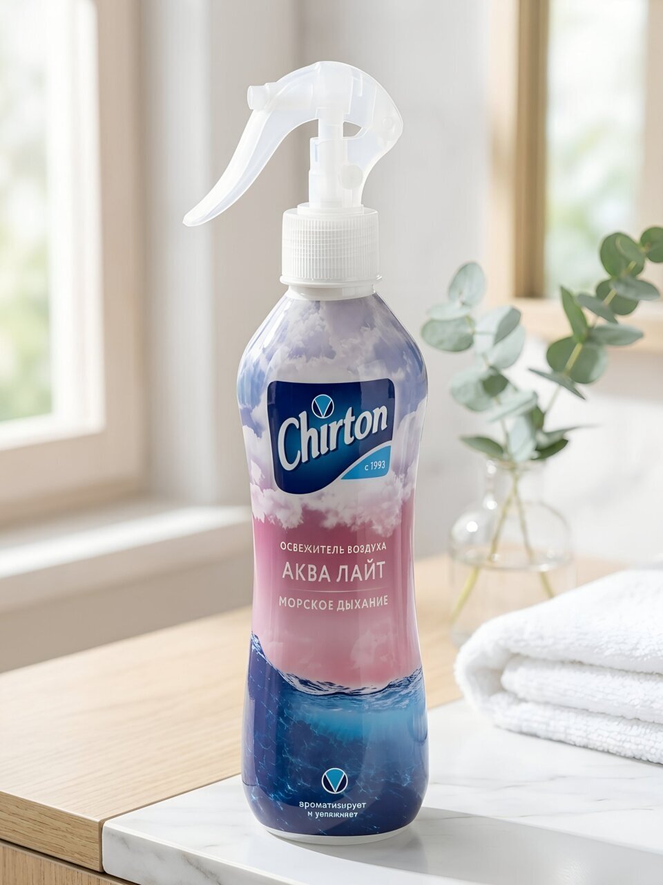 Освежитель воздуха Chirton, 400 мл, Aqua Light Морское дыхание