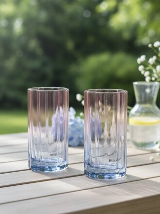 Стакан 460 мл, стекло, 2 шт, Regent Inox, Linea ASTI, высокий, 81-005