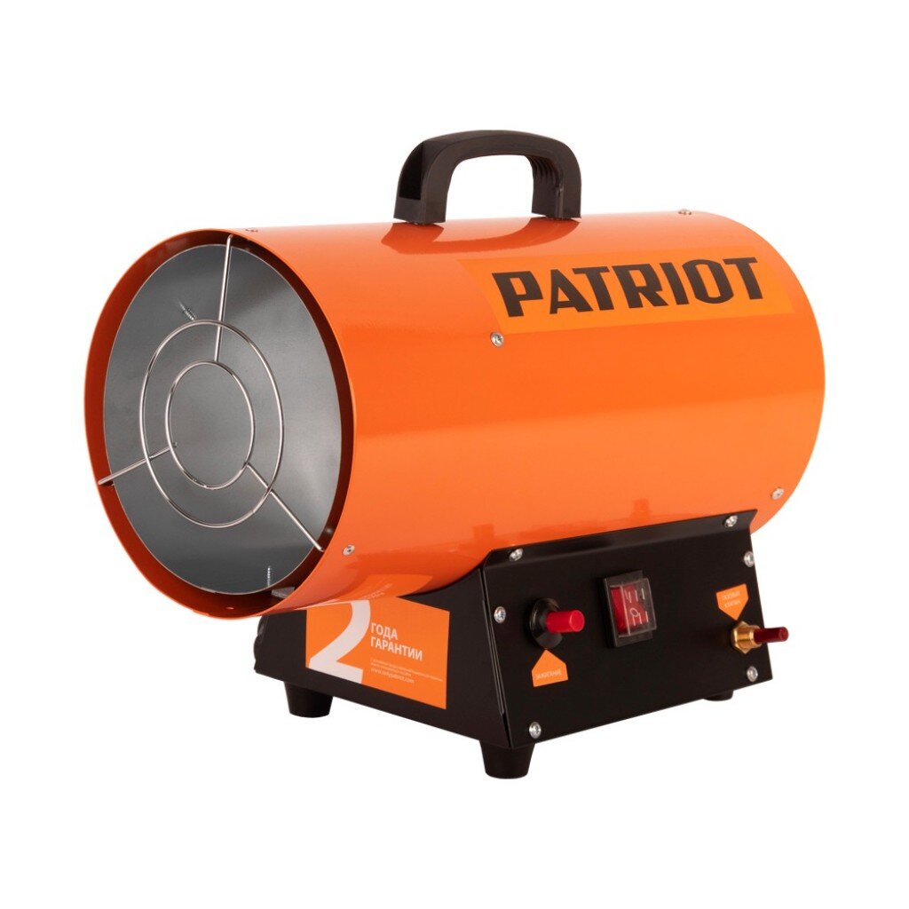 Пушка тепловая газовая Patriot GS 12 12 кВт 320 мч 1 режим цилиндр 633445012 7790₽