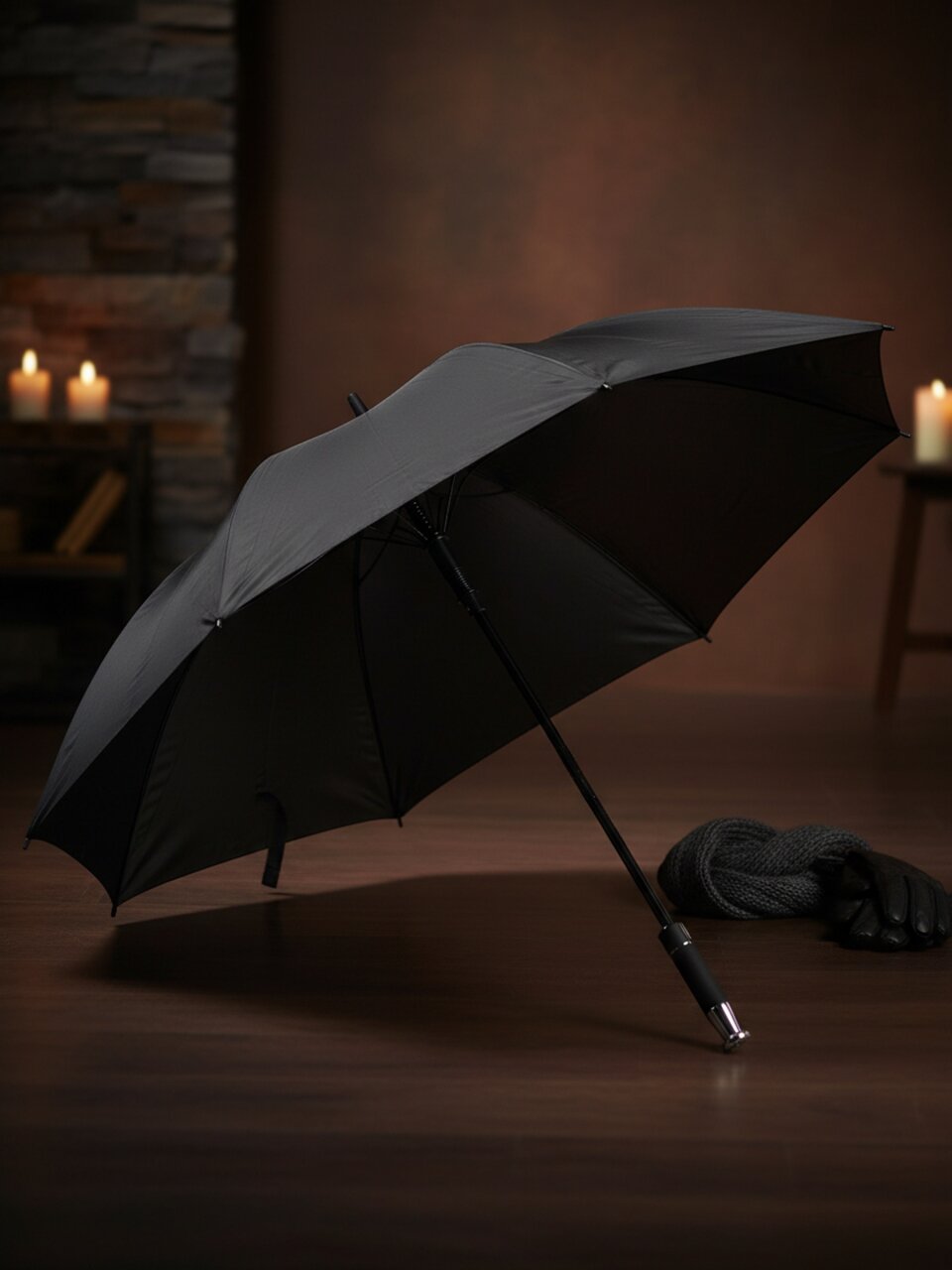 Зонт полуавтомат, трость, 8 спиц, 70 см, в ассортименте, Y4-11566