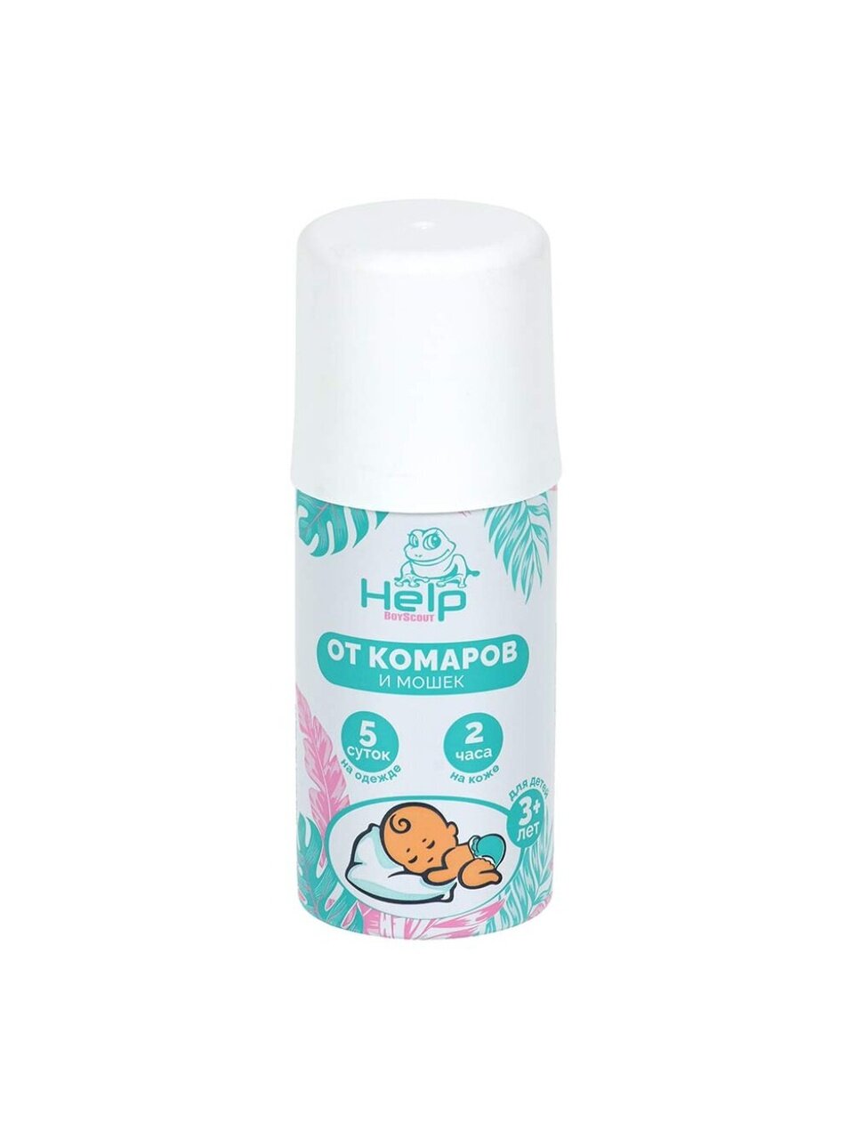 Репеллент от комаров, мошек, аэрозоль, для детей, Help, 90 мл, 80294