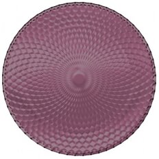 Тарелка обеденная, стекло, 25 см, круглая, Idylle Lilac, Luminarc, A0009/Q1308, розовая