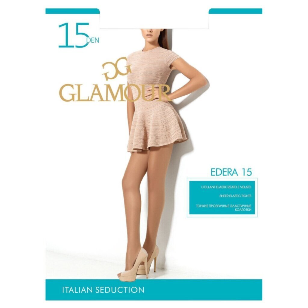 Колготки Glamour, Edera, 15 DEN, р. 4, miele