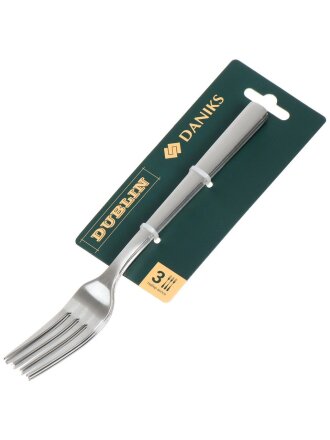 Вилка нержавеющая сталь, 3 предмета, столовая, Daniks, Dublin