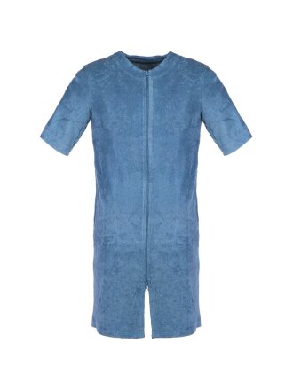 Халат женский, махровый, 80% хлопок, 20% полиэстер, темно-голубой, 50, Багира, LX 13-005/1