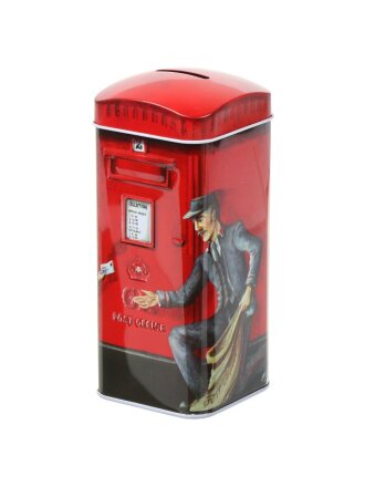 Копилка Красная будка, 7х7х17 см, металл, Y6-6107, в ассортименте