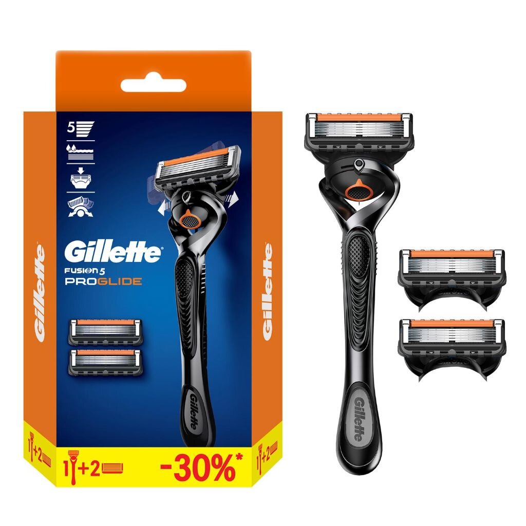 Станок для бритья Gillette, Fusion ProGlide, для мужчин, 3 сменные кассеты