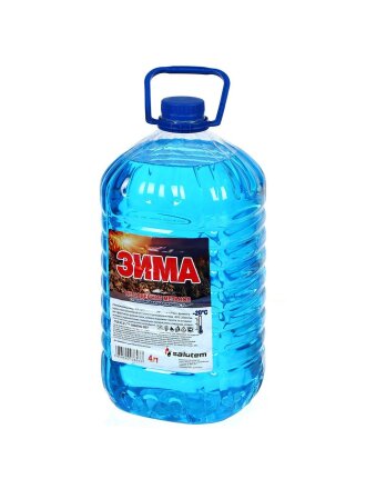 Омыватель стекол Salutem, зимний, -20 °C, 4 л, ПЭТ