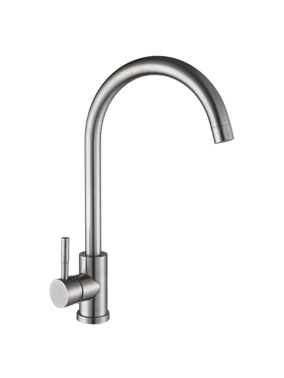 Смеситель для кухни, Антей, Булат, с картриджем, нержавеющая сталь, 511514-ANT