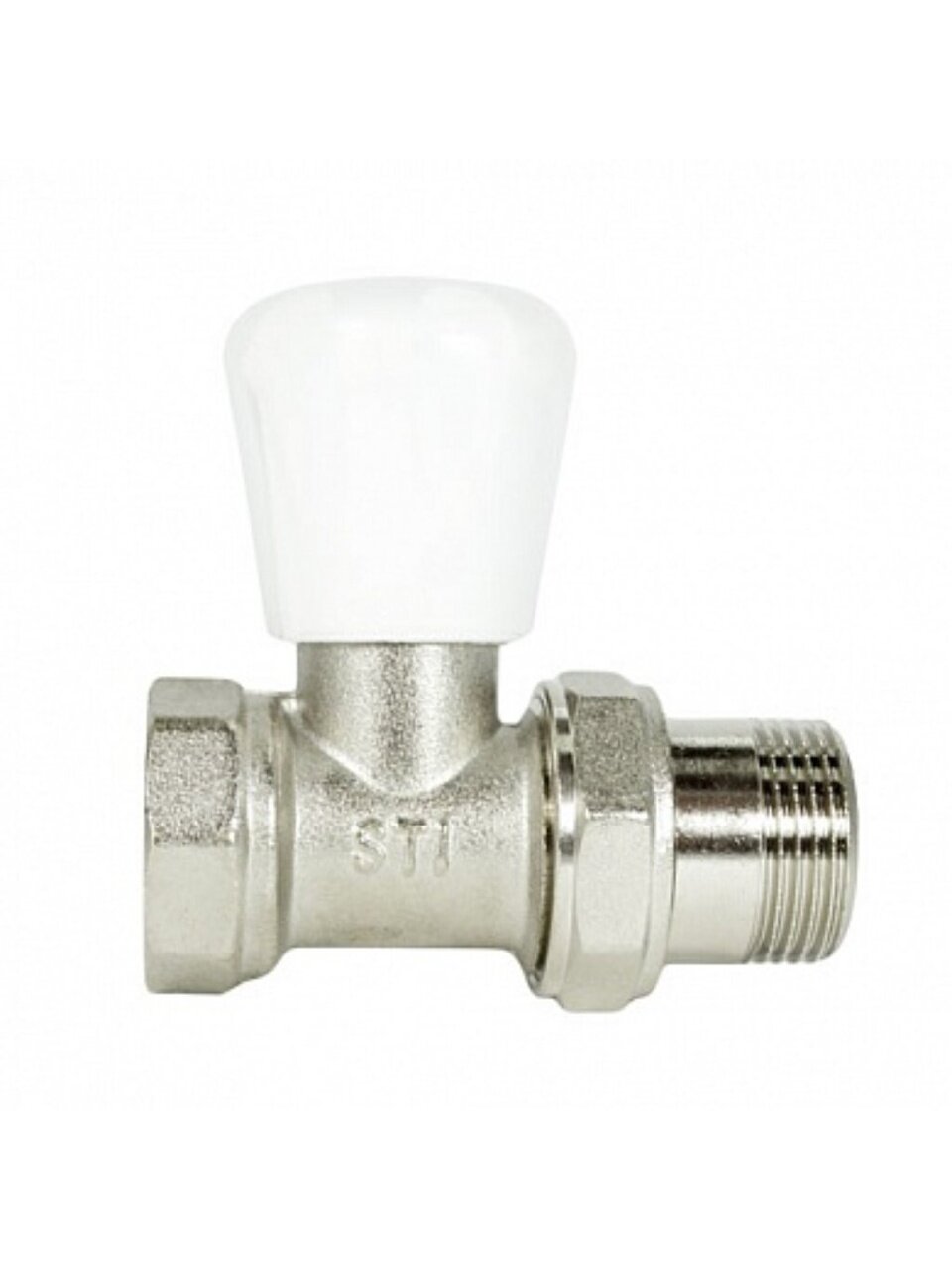 Клапан регулирующий латунь, 3/4&amp;quot;, прямой, прямой, STI