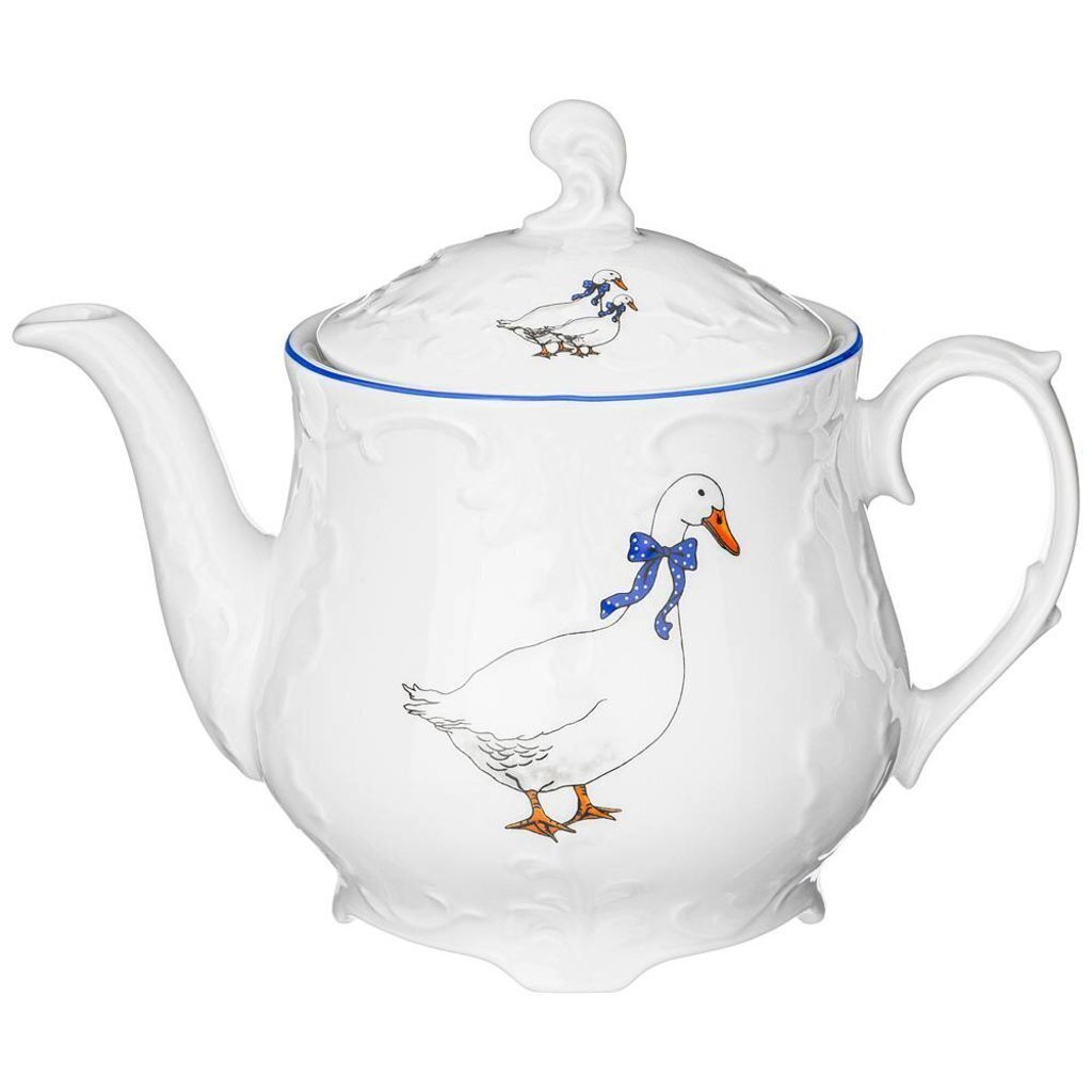 Чайник рококо &amp;quot;гуси&amp;quot; 1,1 л, 676-045