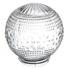 Плафон-рассеиватель шар, стекло, прозрачный, TDM Electric, Цветочек, SQ0321-0010
