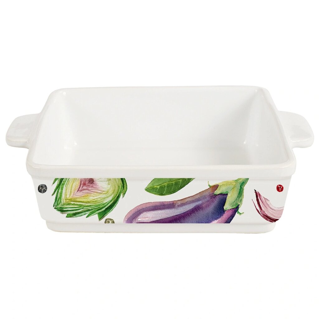 Форма для запекания керамика, 26х26х6 см, квадратная, Calabria Едим ...