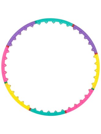 Обруч массажный, 95 см, ПВХ, 3 см, 40 шариков, Ecos, MO-01, 103627