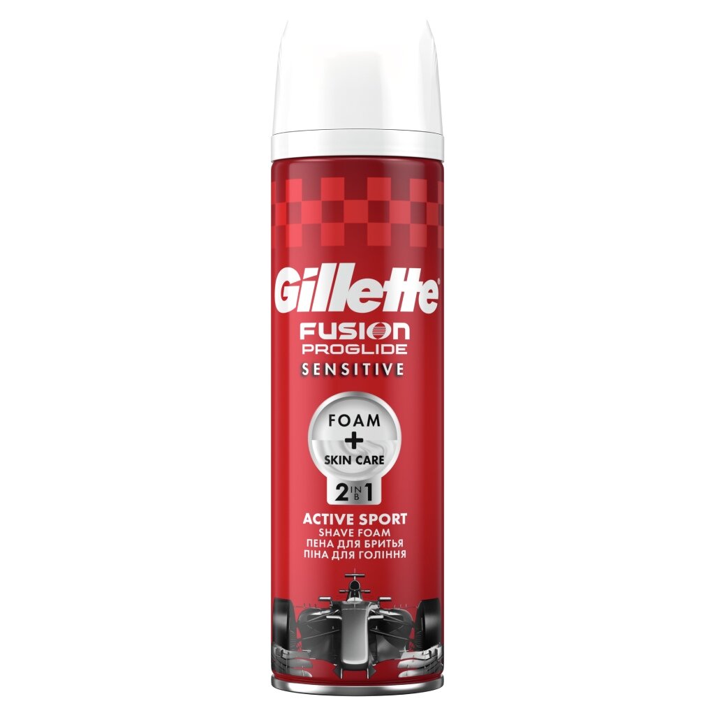 Пена для бритья, Gillette, Fusion ProGlide Sensitive, 250 мл, GIL-81627154
