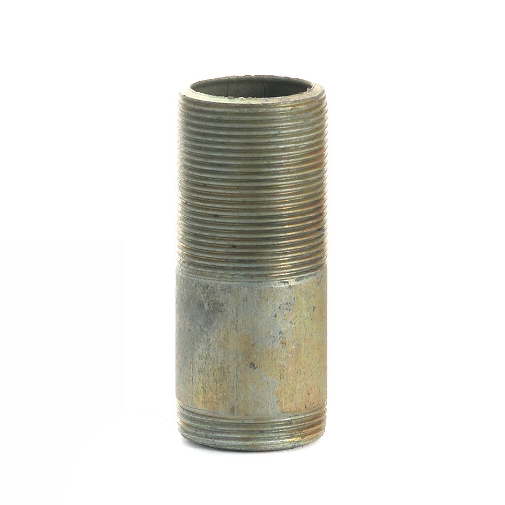 Сгон 3/4", DN 20, сталь, оцинкованный, L=90