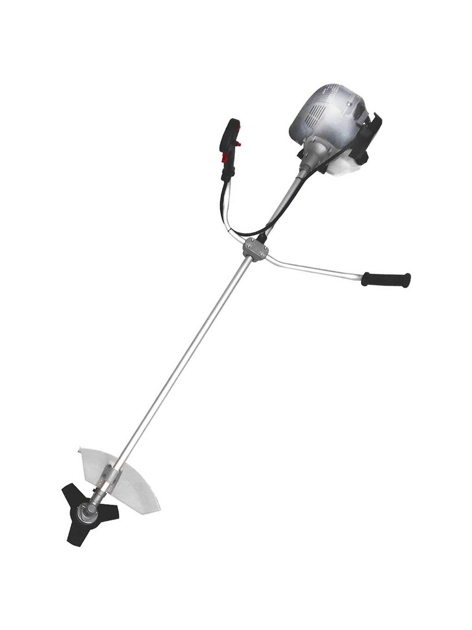 Триммер бензиновый, Интерскол, КБ-25/52В /МС 255/52R, 3.1 л.с., 52 куб.см, 2280 Вт, U-ручка, леска/нож, неразборный вал