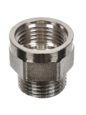 Переходник 1/2''х1/2'', ш-г, никель, РосТурПласт