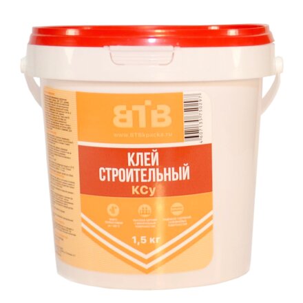 Клей ВТВ, водостойкий, однокомпонентный, 1.5 кг, КС