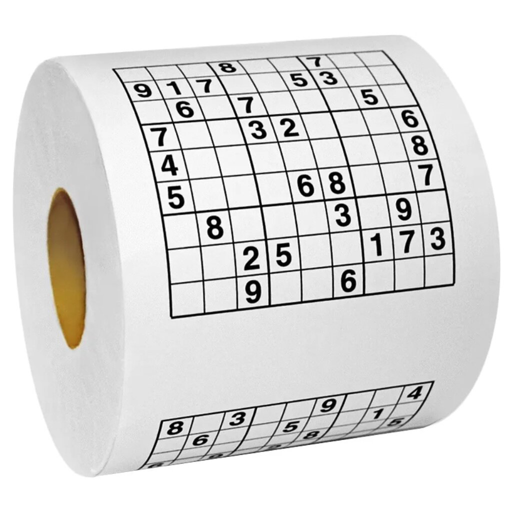 Сувенир-прикол Туалетная бумага — Судоку 97001