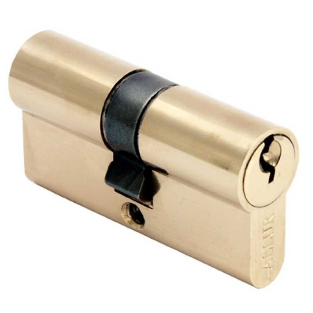 Личинка замка двери Аллюр, A 60-3К CP, 1 257, 60 мм, золото, латунь, 3 ключа фиксатор аллюр bk r1 pb 3166 11 198 золото