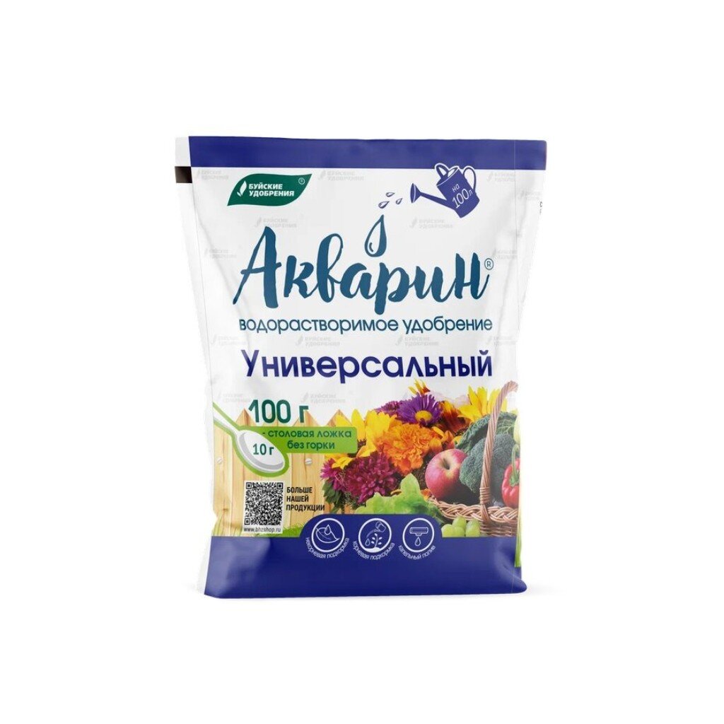 Удобрение Акварин, универсальное, 100 г, БХЗ