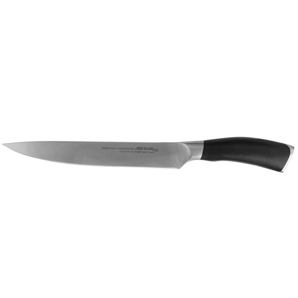 Нож кухонный Attribute, CHEF`S SELECT, филейный, нержавеющая сталь, 20 см, рукоятка пластик, APK011 нож кухонный daniks branco универсальный нержавеющая сталь 12 5 см рукоятка пластик ja20206272 4
