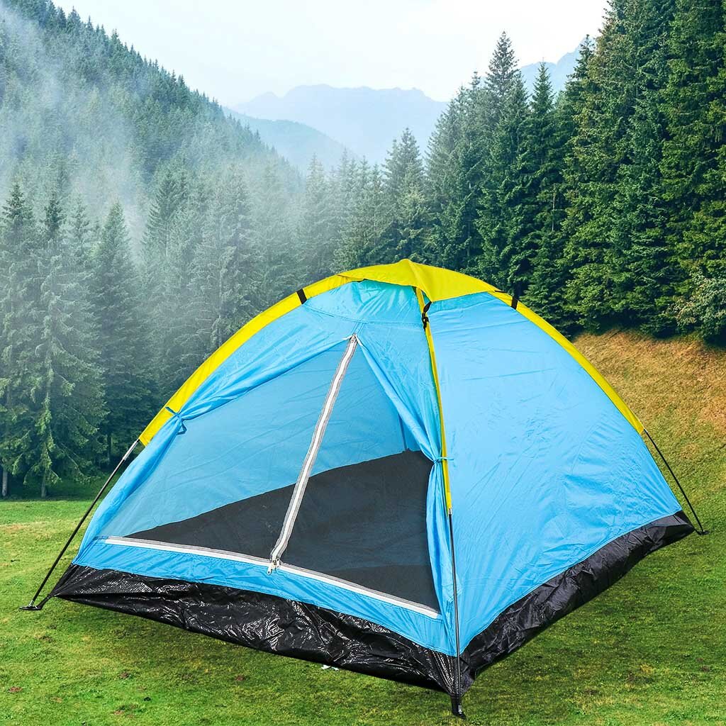 Палатка 3-местная, 200х140х100 см, 1 слой, 1 комн, с москитной сеткой, Green Days, YTCT008-2 палатка green glade