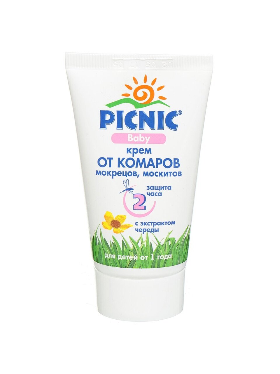 Репеллент от комаров, крем, для детей, Picnic, Baby, 40 мл