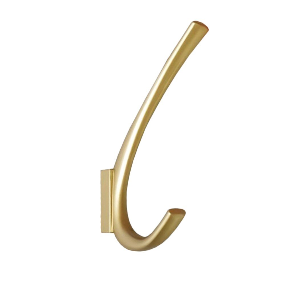 Крючок 2-рожковый, ЦАМ, Trodos, 1642, 302126, золотой матовый двухрожковый крючок brante