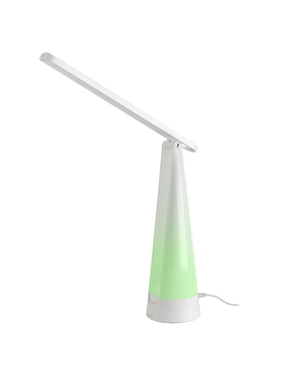 Светильник настольный 530 Лм, подсветка, сенсорное включение, 3 уровня яркости, нейтральный белый свет, 10 Вт, белый, абажур белый, General Lighting Systems, GLTL-039, 800039