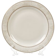 Тарелка обеденная, фарфор, 26.5 см, круглая, Grace, Fioretta, TDP510