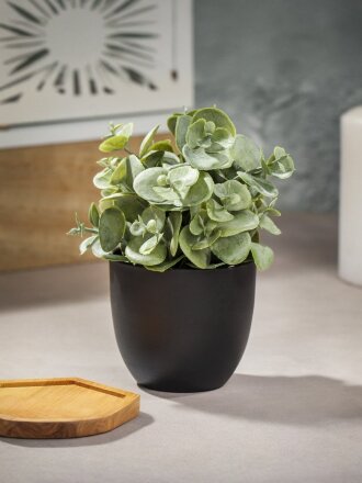 Цветок искусственный декоративный Трава в кашпо, 12х4 см, в ассортименте, Y4-7904