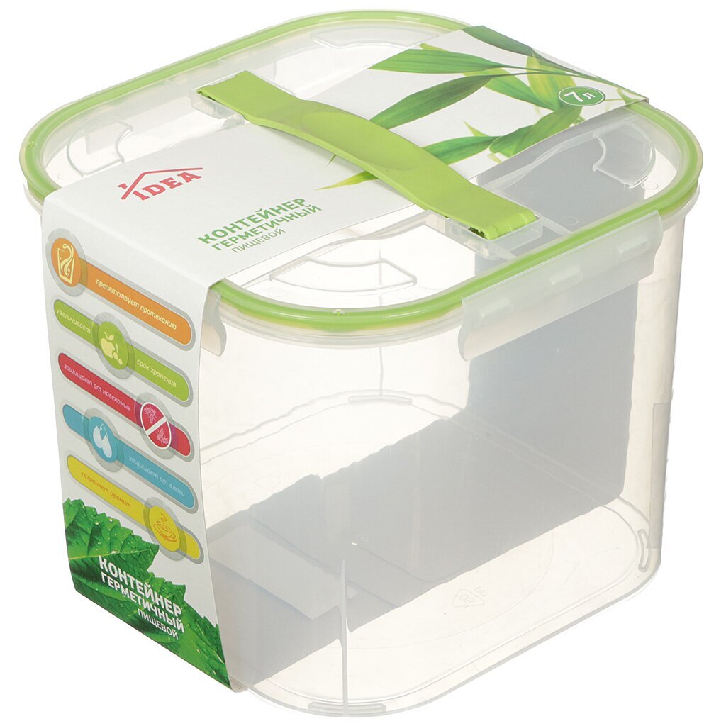 Контейнер пл 7л герметичный прозрачн М2825 М-Пластика