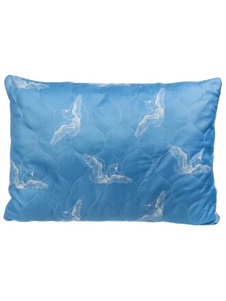 Подушка 50 х 70 см, лебяжий пух, Полезная, чехол полиэстер, Майская ночь, 258/1п